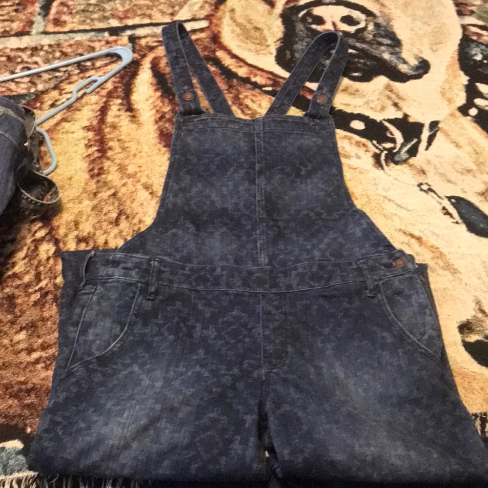 Tribal Print Overalls (Size L)